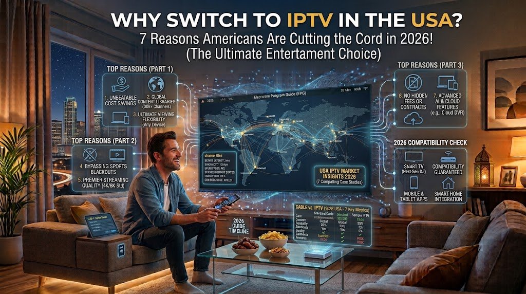 Why Switch to IPTV in the USA? 7 Reasons Americans Are Cutting the Cord in 2026