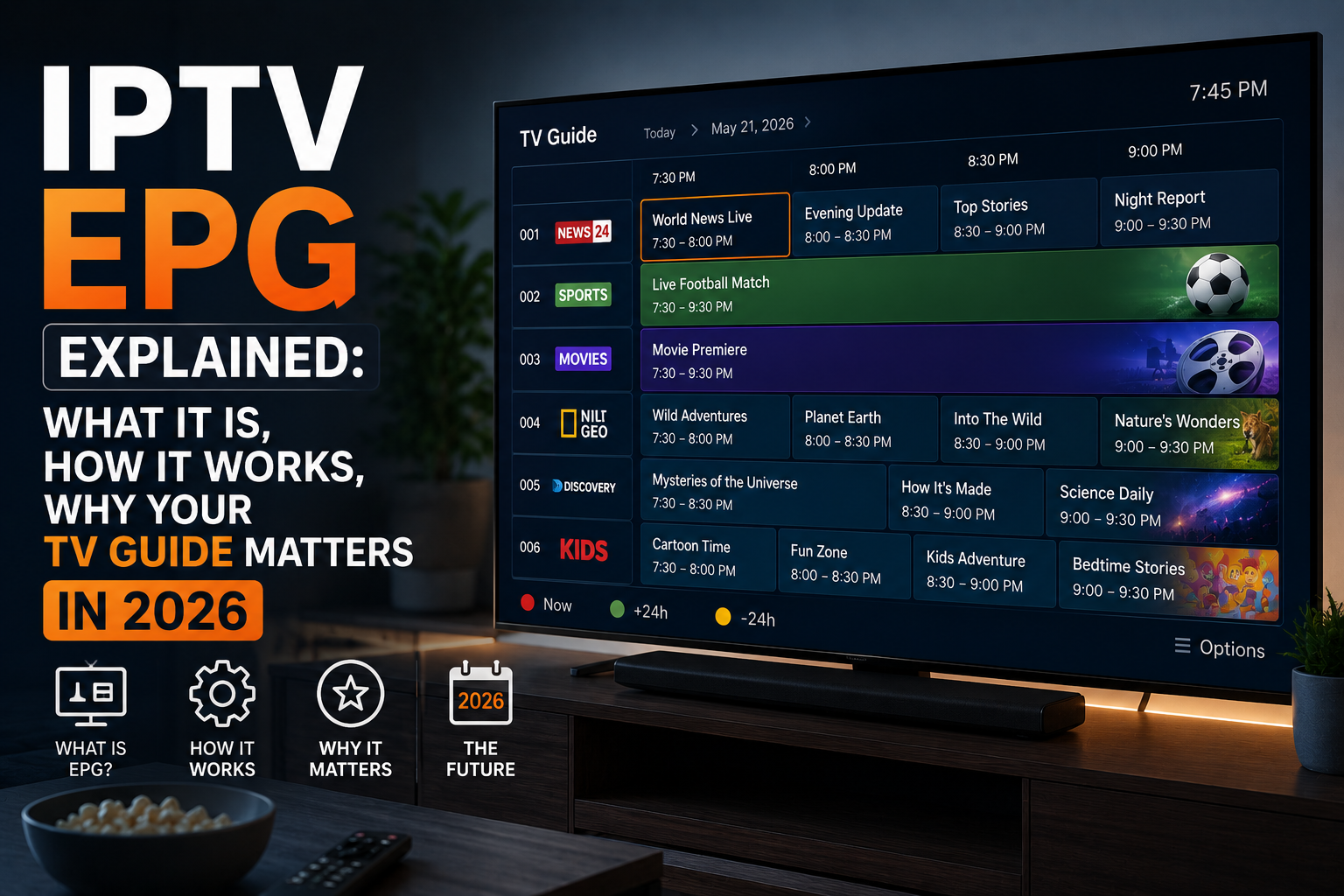IPTV EPG Explained What It Is, How It Works, Why Your TV Guide Matters in 2026