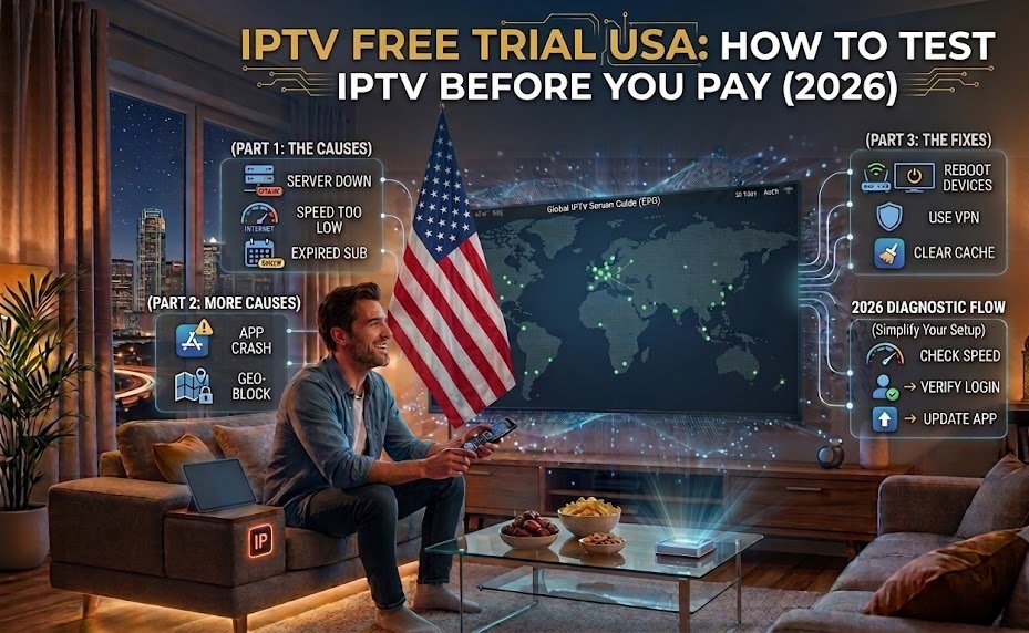 IPTV Free Trial USA: How to Test IPTV Before You Pay (2026)