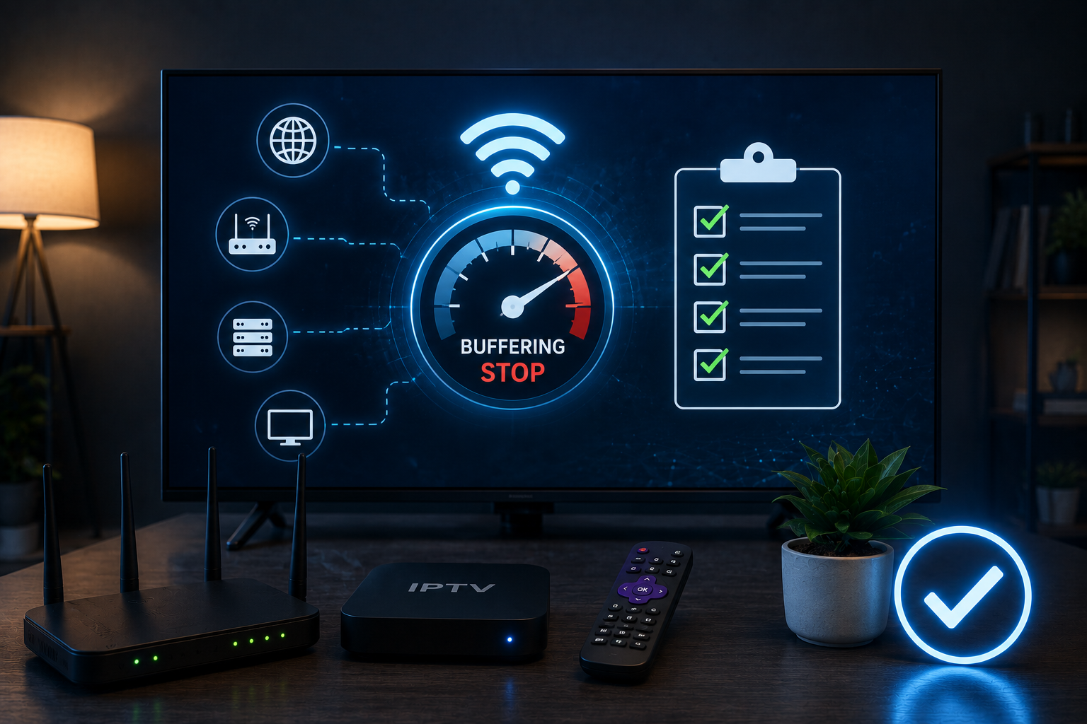 IPTV buffering troubleshooting checklist