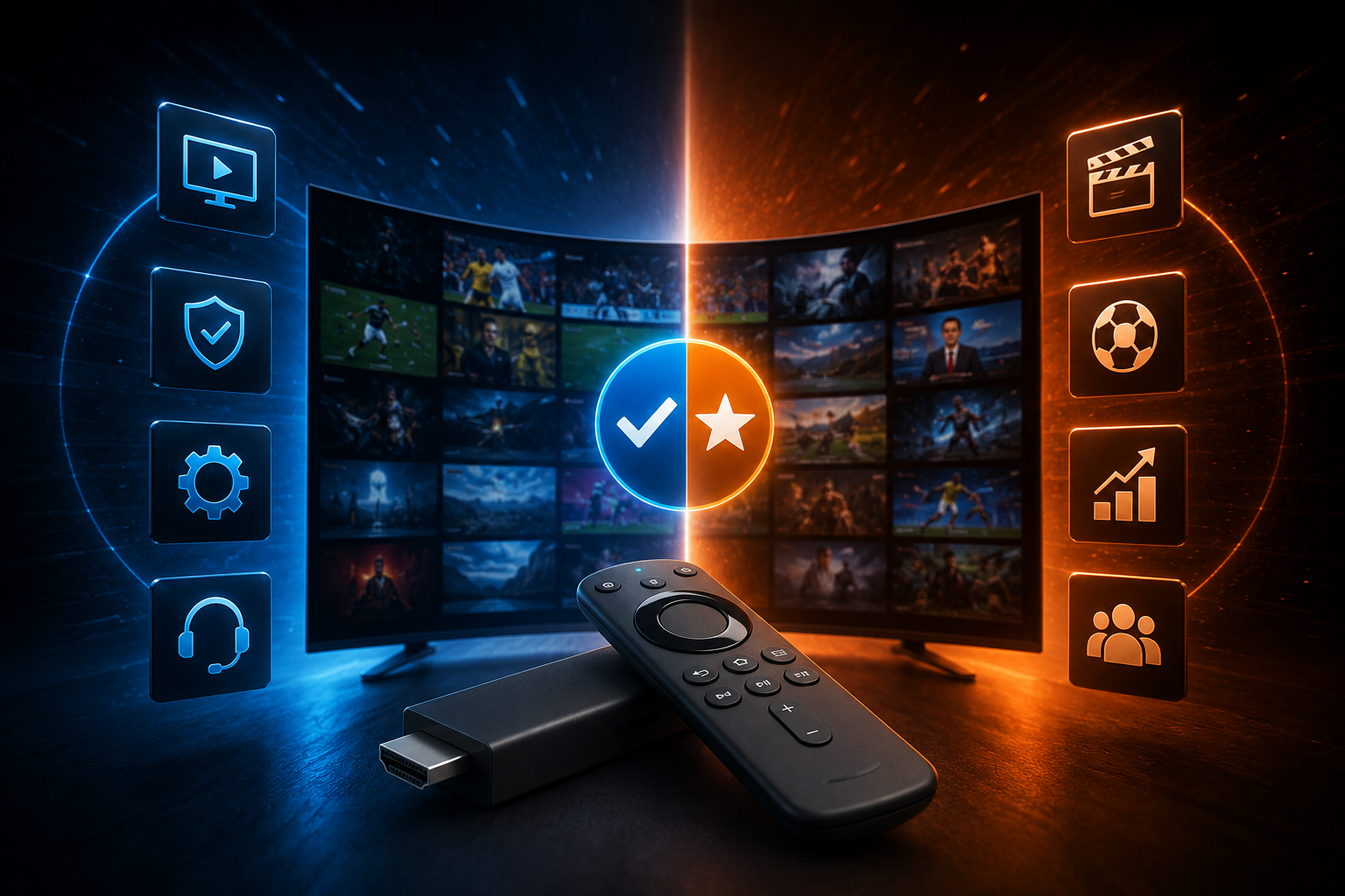 IPTV provider comparison evaluation matrix listing key factors to check before buying